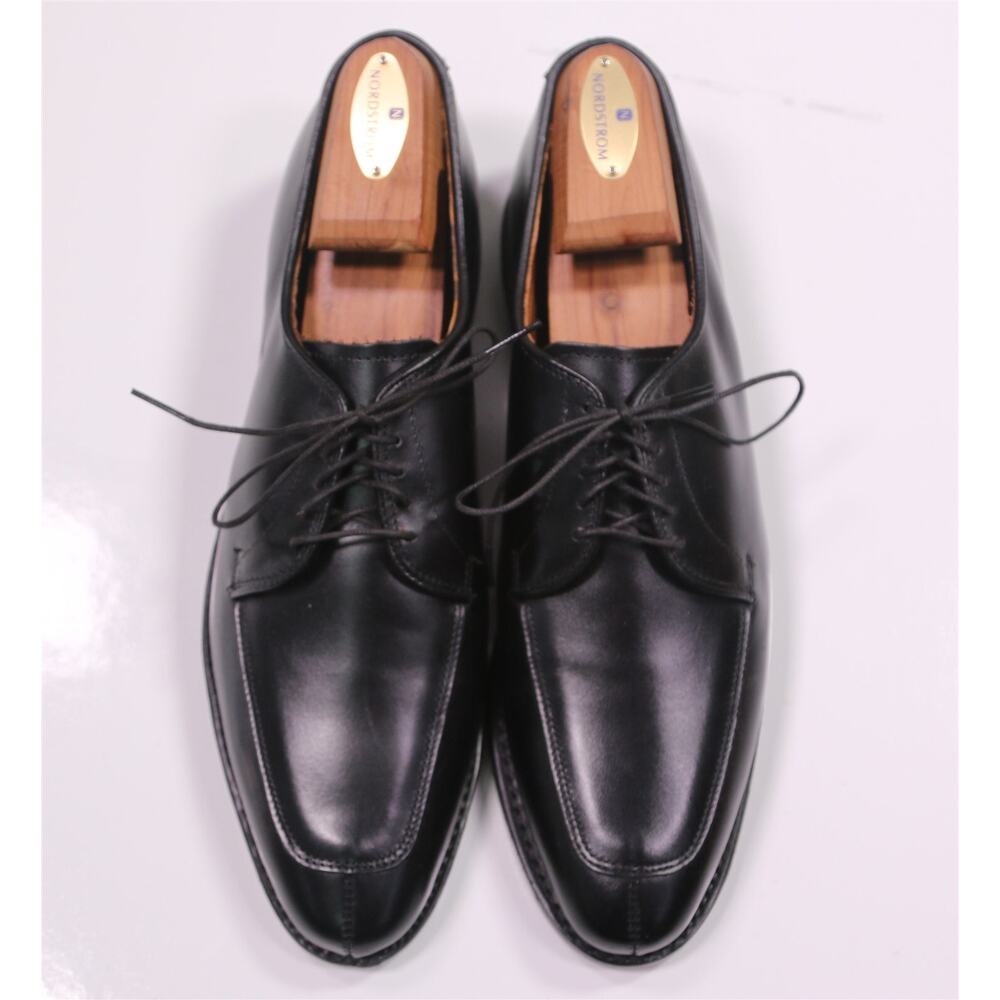 Allen Edmonds Delray Black Aplit Toe Leather Oxford Dress Shoes 9 A New! - Picture 4 of 12